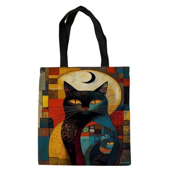 Cat Pattern Multipurpose Bag - Picture 4 of 11